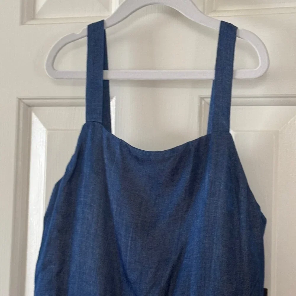 New Trixxi Girl Girls Blue Pleated Dress Size L Large